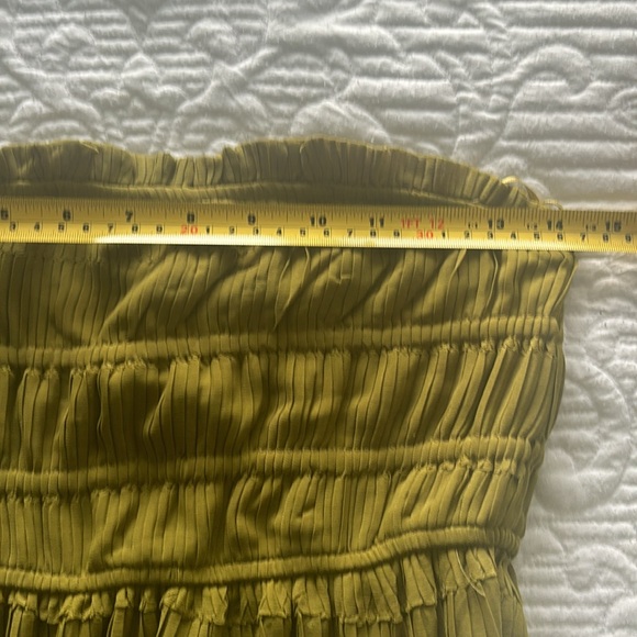 Anthropologie By the River Olive green dress NWOT - Picture 8 of 10